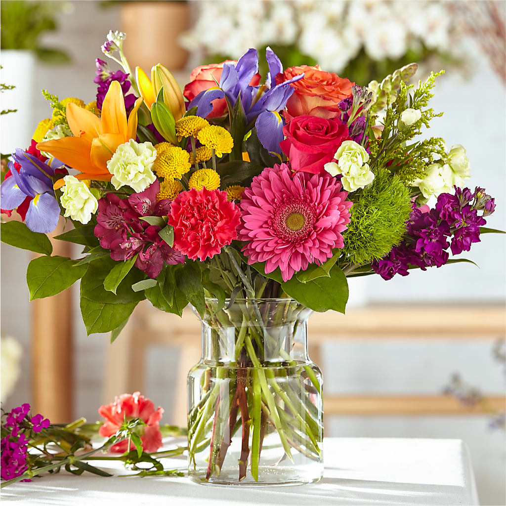 Bold & Bright – A Florist Original – Twigs N Blooms, Gaylord MI