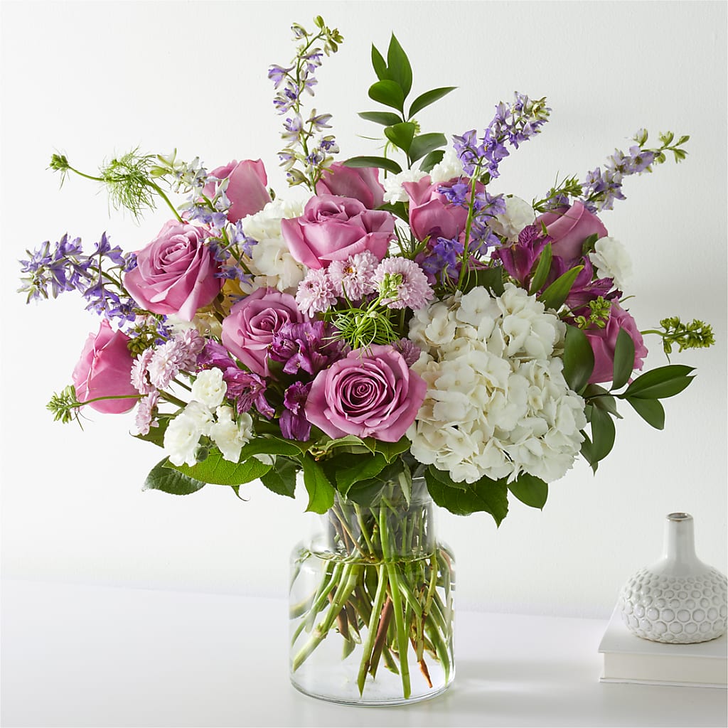 Violet Caress Bouquet – Twigs N Blooms, Gaylord MI