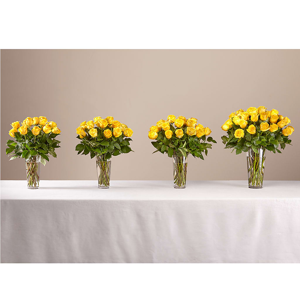 Long Stem Yellow Rose Bouquet – Twigs N Blooms, Gaylord MI
