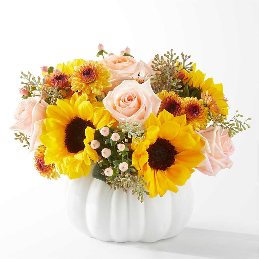 Pumpkin to Talk About Bouquet – Twigs N Blooms, Gaylord MI