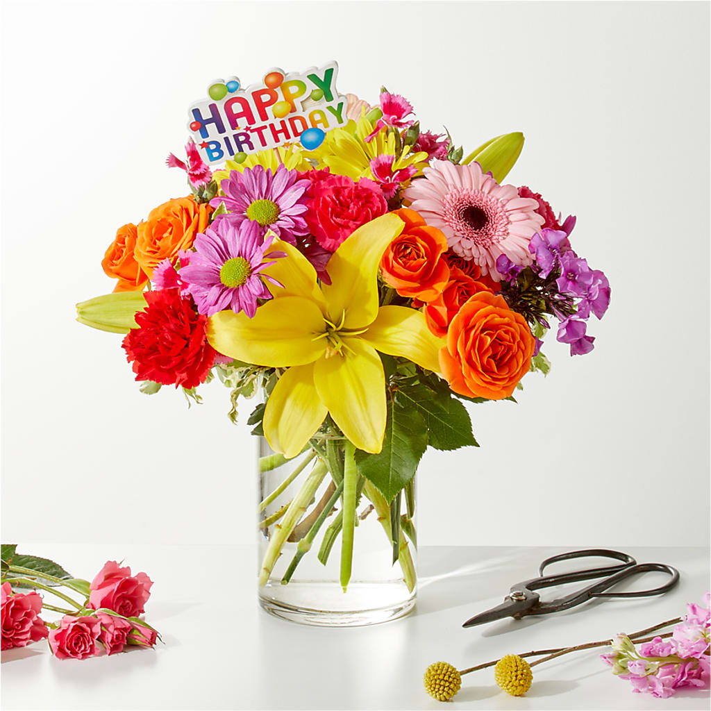 Cue the Confetti - A Florist Original – Twigs N Blooms, Gaylord MI
