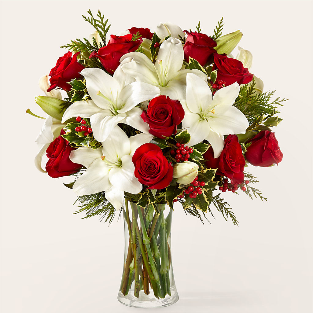Sparkling Snowflakes Bouquet – Twigs N Blooms, Gaylord MI