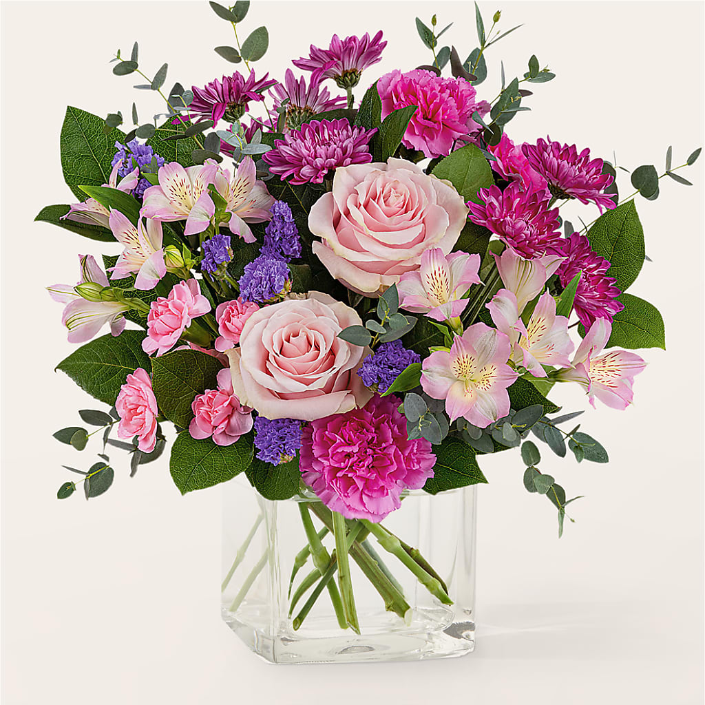 Rosy Radiance Bouquet – Twigs N Blooms, Gaylord MI