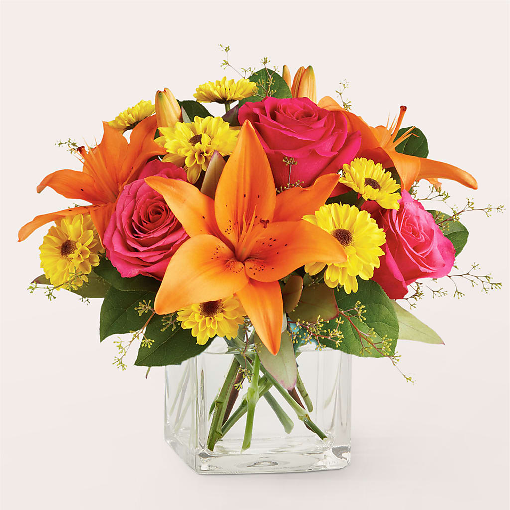 Neon Lights Bouquet – Twigs N Blooms, Gaylord MI