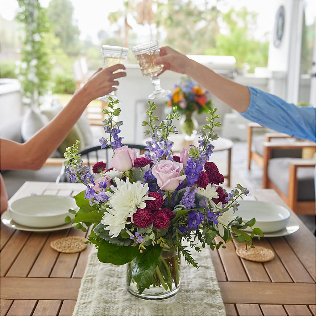 Violet Frost Bouquet – Twigs N Blooms, Gaylord MI