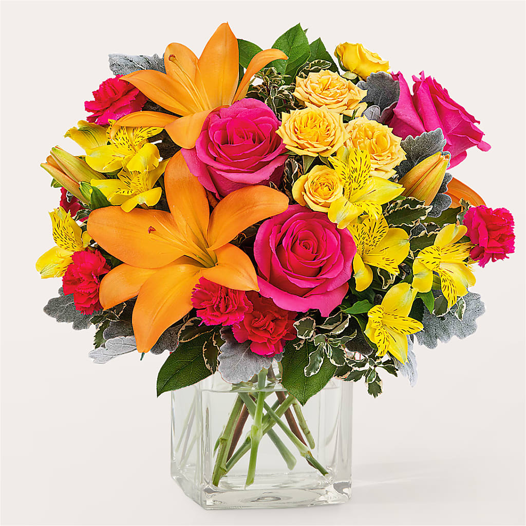 To the Tropics Bouquet – Twigs N Blooms, Gaylord MI