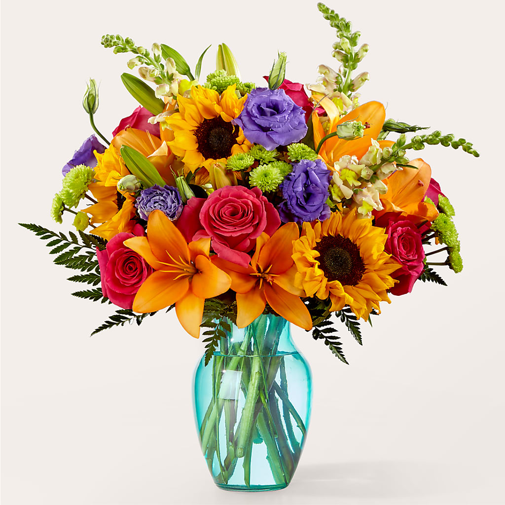 Double Rainbow Bouquet – Twigs N Blooms, Gaylord MI