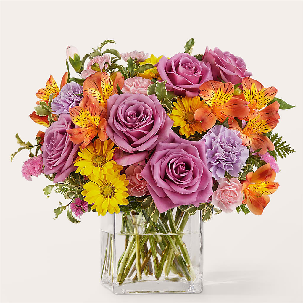 Shades of Happiness Bouquet – Twigs N Blooms, Gaylord MI