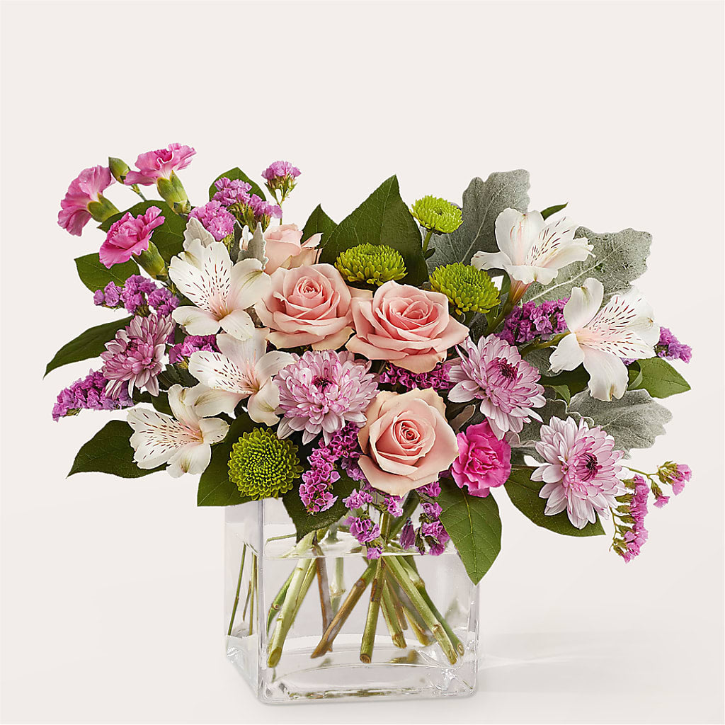 Pink Suede Bouquet – Twigs N Blooms, Gaylord MI
