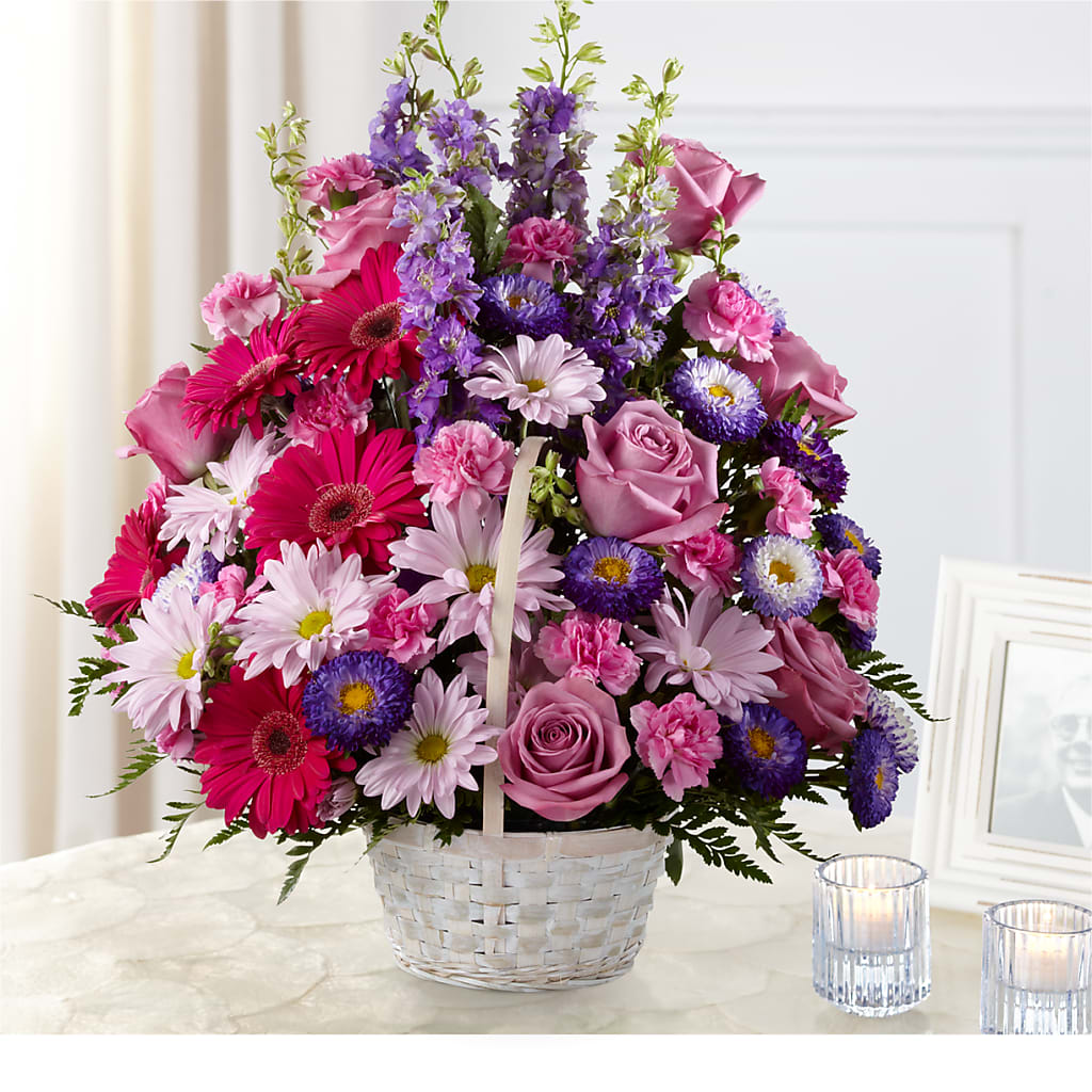 Pastel Peace Basket – Twigs N Blooms, Gaylord MI