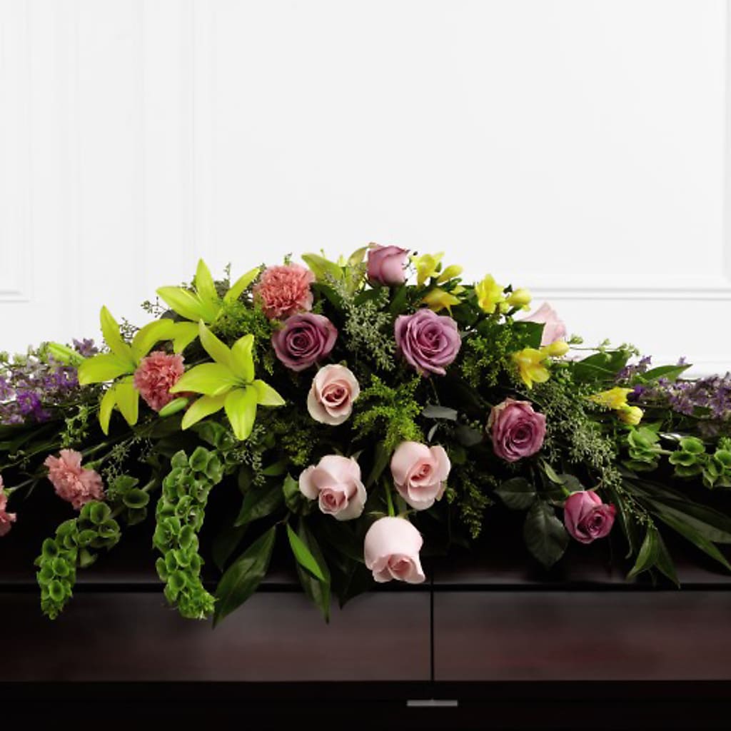 Forever Beloved Casket Spray – Twigs N Blooms, Gaylord MI