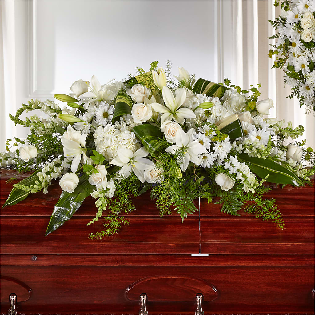 Abundance Casket Spray – Twigs N Blooms, Gaylord MI