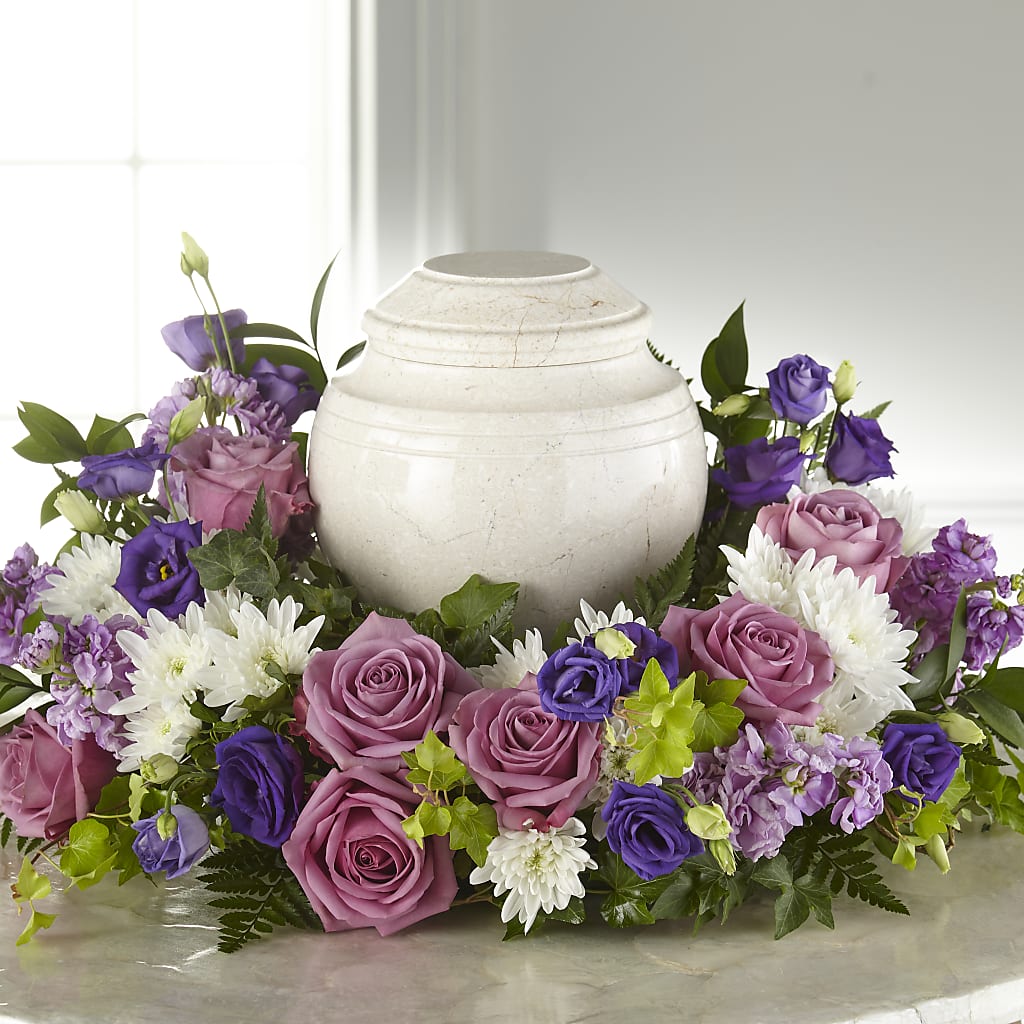 Blooming Sympathy Cremation Adornment – Twigs N Blooms, Gaylord MI