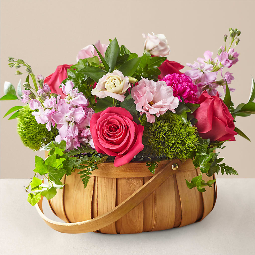Radiance in Bloom Basket – Twigs N Blooms, Gaylord MI
