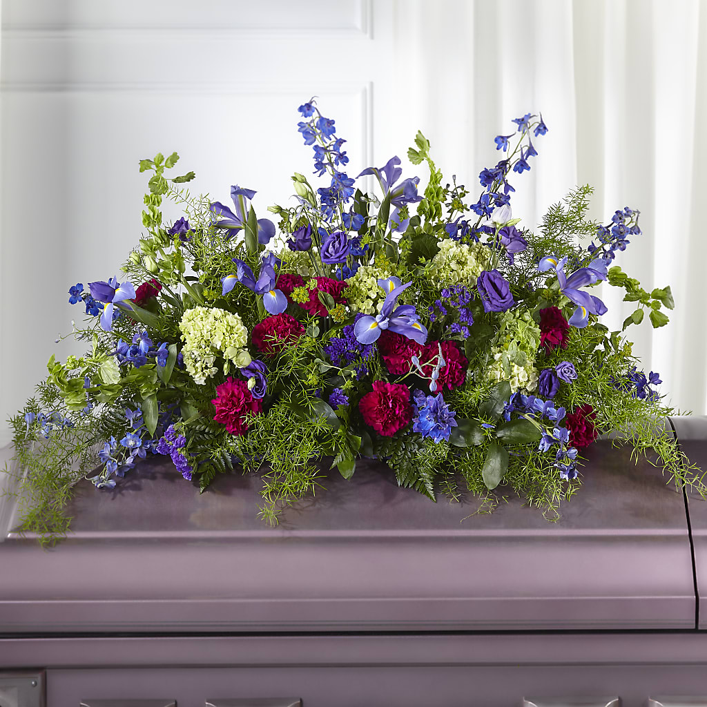 Always Treasured Casket Spray – Twigs N Blooms, Gaylord MI