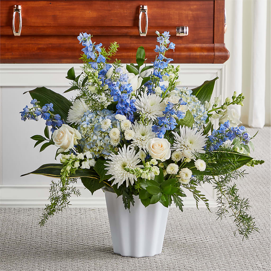 Everlasting Memories Floor Basket – Twigs N Blooms, Gaylord MI