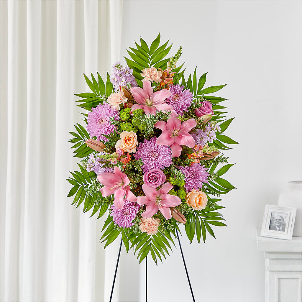 Love & Light Standing Spray – Twigs N Blooms, Gaylord MI