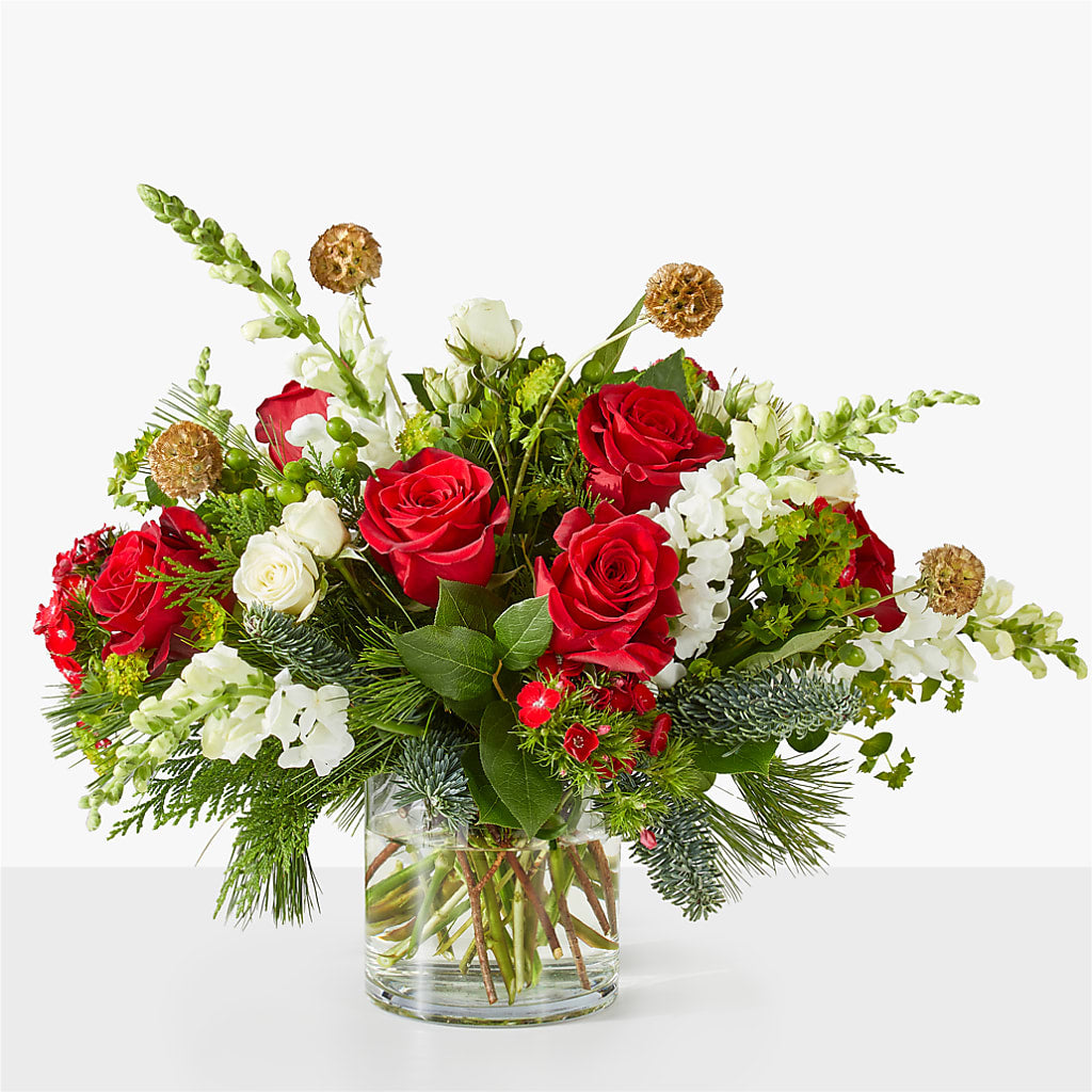 Deck the Halls Bouquet – Twigs N Blooms, Gaylord MI