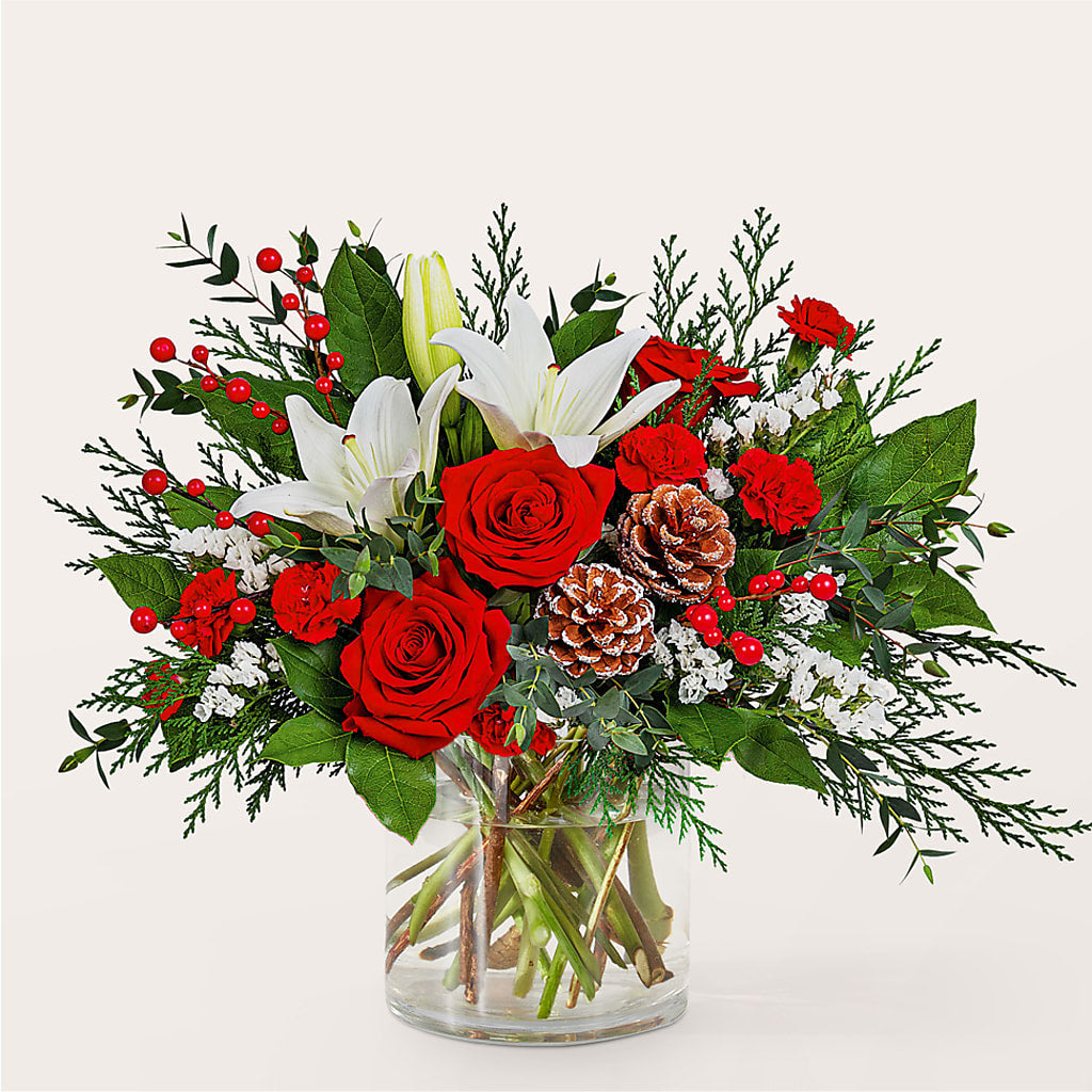 Best in Snow Bouquet – Twigs N Blooms, Gaylord MI