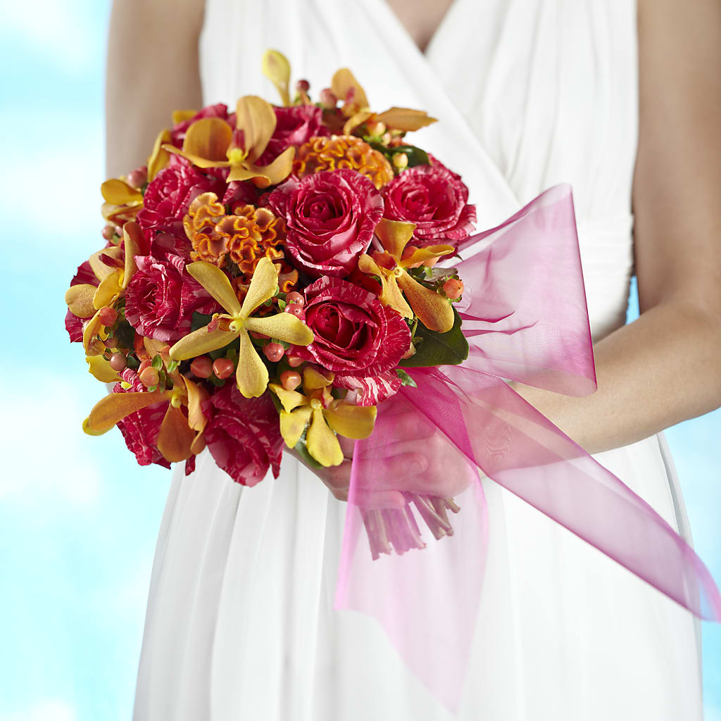 Brilliant Shades of Love Bouquet – Twigs N Blooms, Gaylord MI