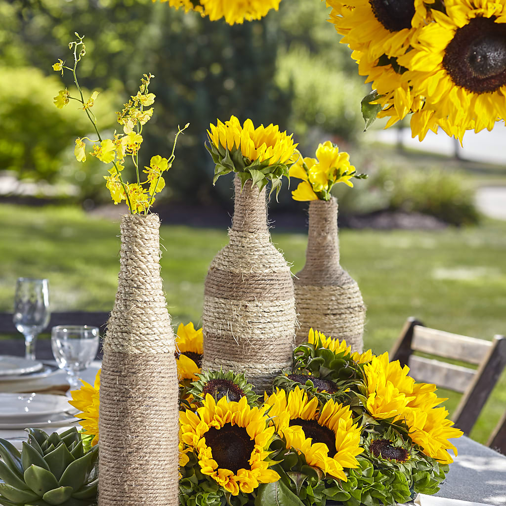 Sublime Garden Centerpiece – Twigs N Blooms, Gaylord MI