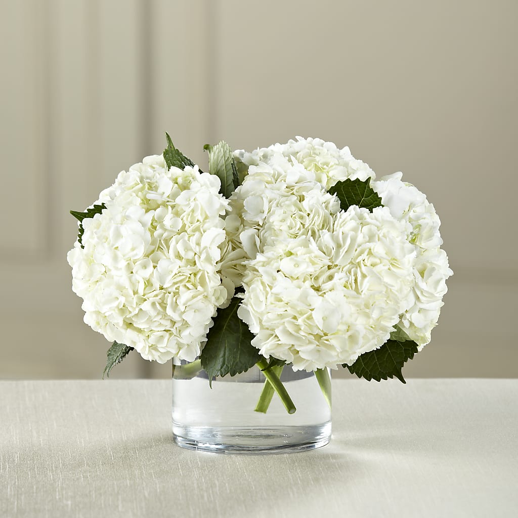 White Hydrangea Bouquet – Twigs N Blooms, Gaylord MI