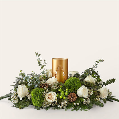Chestnuts Roasting Centerpiece –  Twigs N Blooms, Gaylord MI