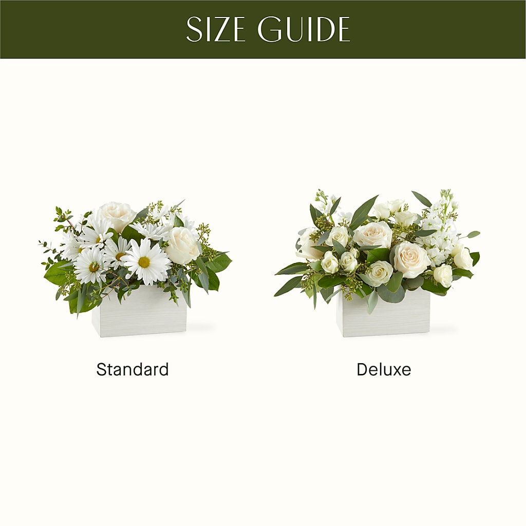 Fresh Linen Box Bouquet –  Twigs N Blooms, Gaylord MI