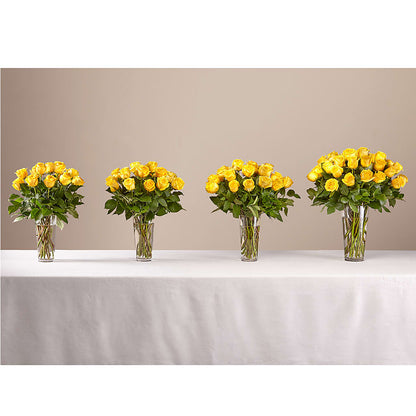 Long Stem Yellow Rose Bouquet –  Twigs N Blooms, Gaylord MI