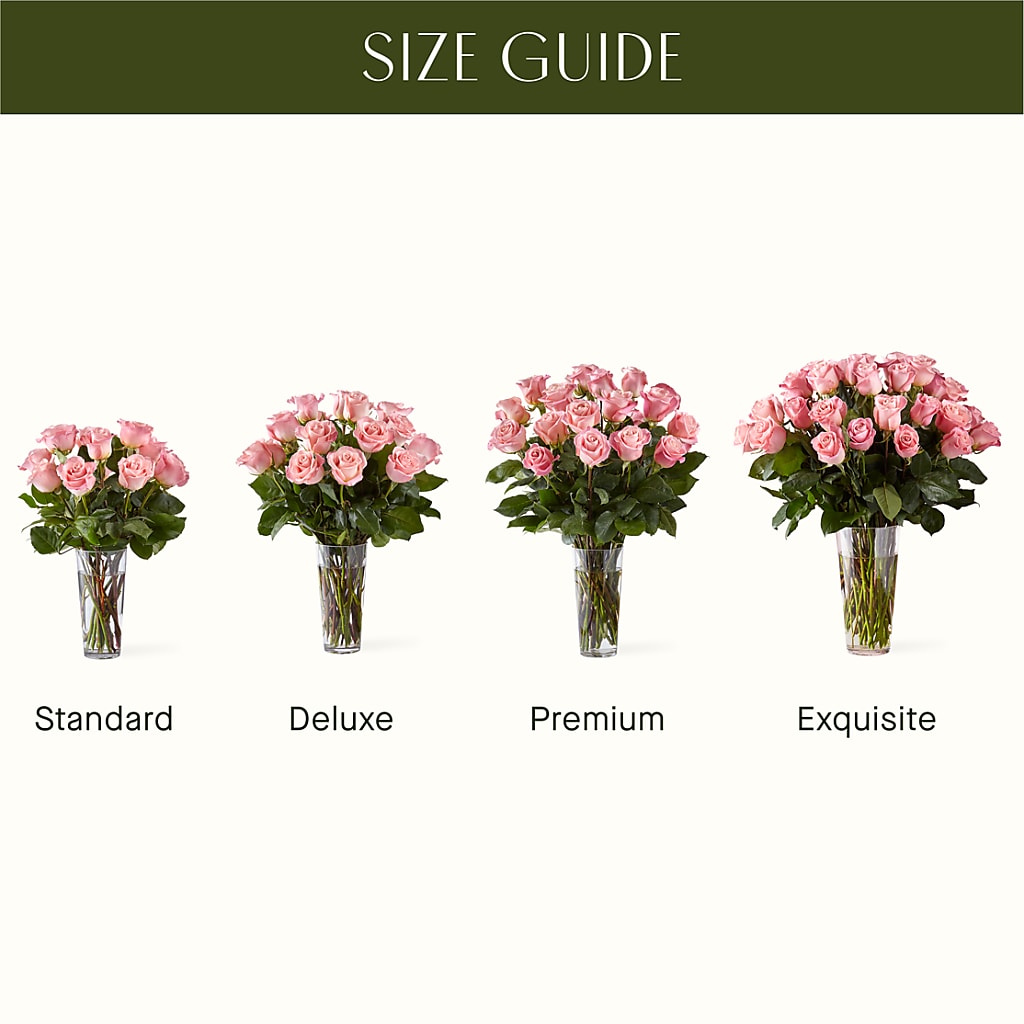 Long Stem Pink Rose Bouquet –  Twigs N Blooms, Gaylord MI