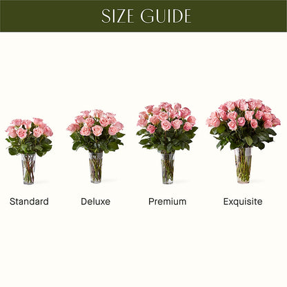 Long Stem Pink Rose Bouquet –  Twigs N Blooms, Gaylord MI