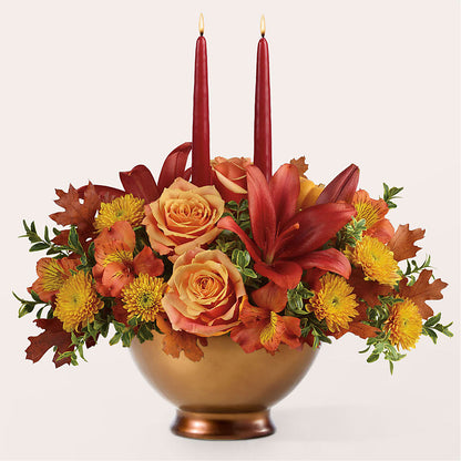 Harvest Table Centerpiece –  Twigs N Blooms, Gaylord MI