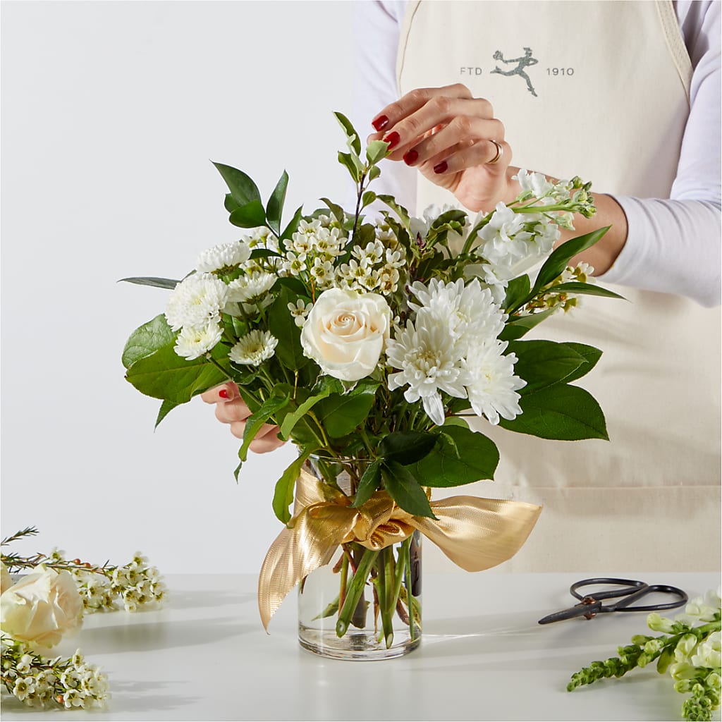 New Beginnings – A Florist Original –  Twigs N Blooms, Gaylord MI