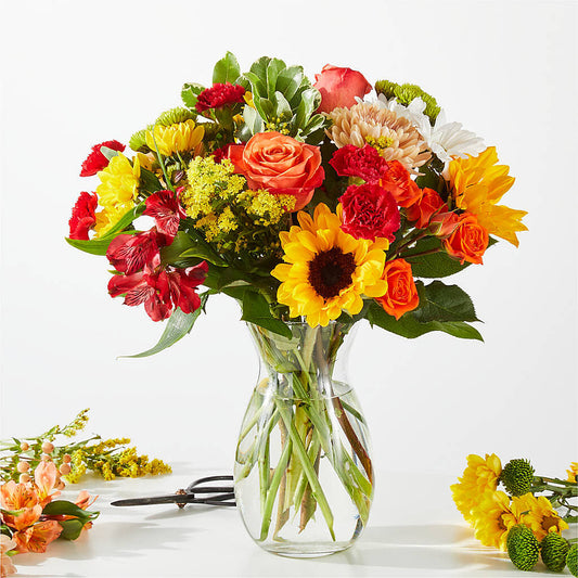 Fall Delight – A Florist Original –  Twigs N Blooms, Gaylord MI