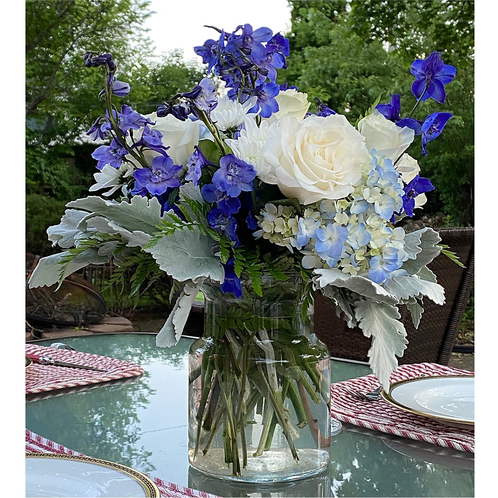 Clear Skies Bouquet –  Twigs N Blooms, Gaylord MI