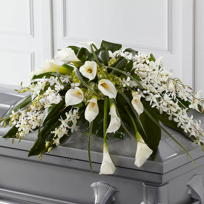 Angel Wings Casket Spray –  Twigs N Blooms, Gaylord MI