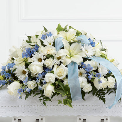 Tender Treasure Casket Spray –  Twigs N Blooms, Gaylord MI