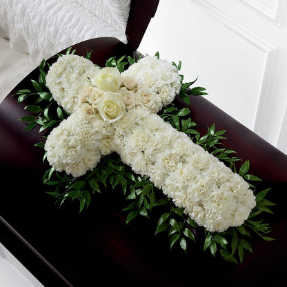 Peaceful Memories Casket Spray (Standard) –  Twigs N Blooms, Gaylord MI