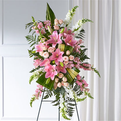 Elegant Embrace Standing Spray –  Twigs N Blooms, Gaylord MI