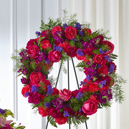 Calming Colors Wreath –  Twigs N Blooms, Gaylord MI