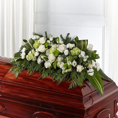 Hopeful Gesture Casket Spray –  Twigs N Blooms, Gaylord MI