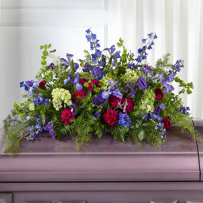 Always Treasured Casket Spray –  Twigs N Blooms, Gaylord MI