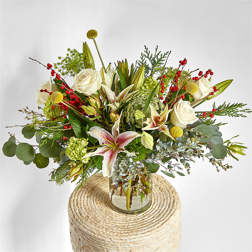 Berry & Bright Bouquet –  Twigs N Blooms, Gaylord MI