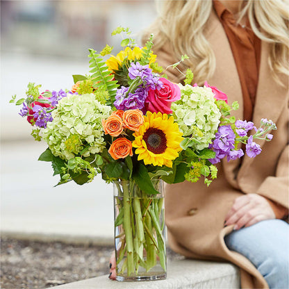 Vibrant Greetings Bouquet –  Twigs N Blooms, Gaylord MI
