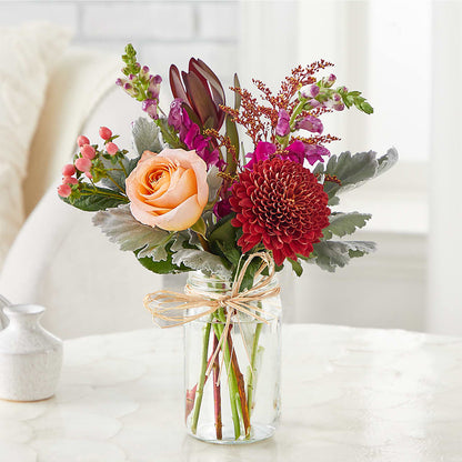 Moody Hues Bouquet –  Twigs N Blooms, Gaylord MI