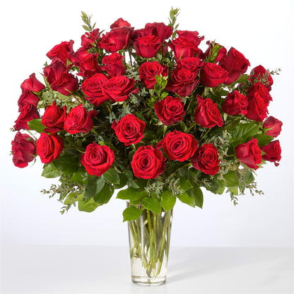 Forever Yours Fifty Stem Red Rose Bouquet –  Twigs N Blooms, Gaylord MI