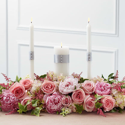 Worldwide Romance Unity Candle Arrangement –  Twigs N Blooms, Gaylord MI